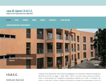 Tablet Screenshot of isacc.it