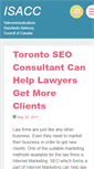 Mobile Screenshot of isacc.ca
